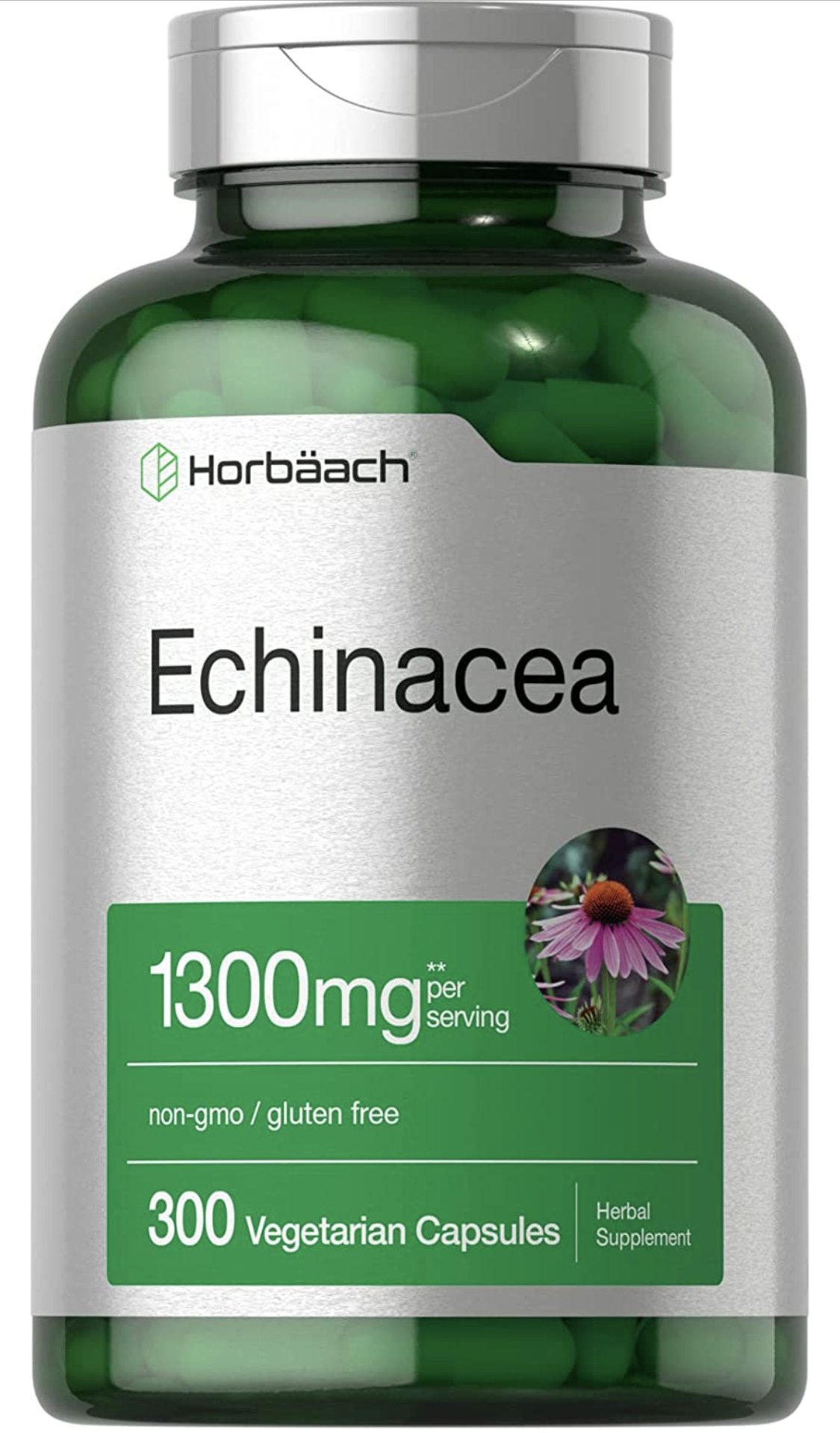 Echinacea Extract Capsules 1300mg - sharing