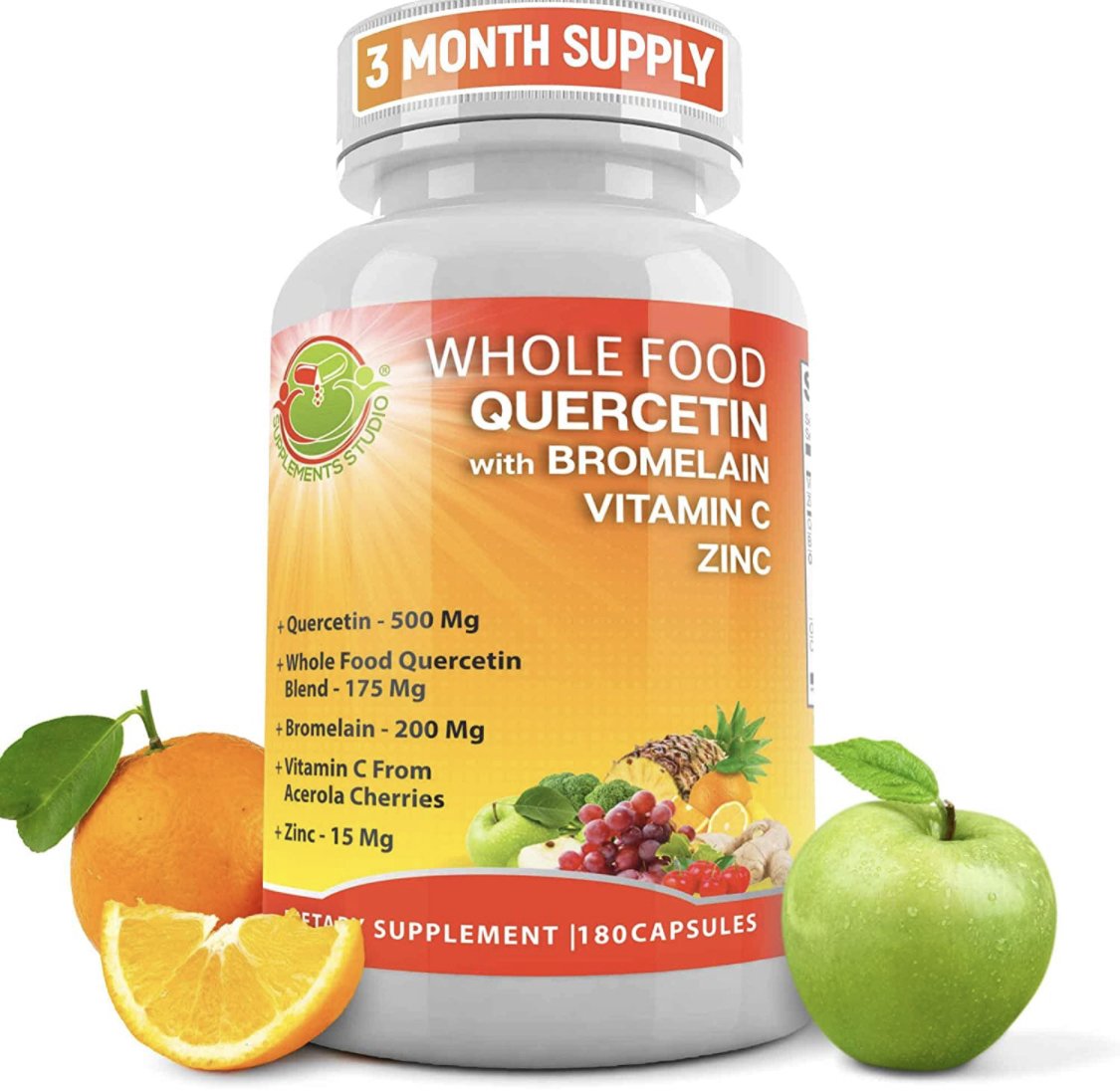 Jual Quercetin 500mg Quercetin with Bromelain Zinc Quercetin and