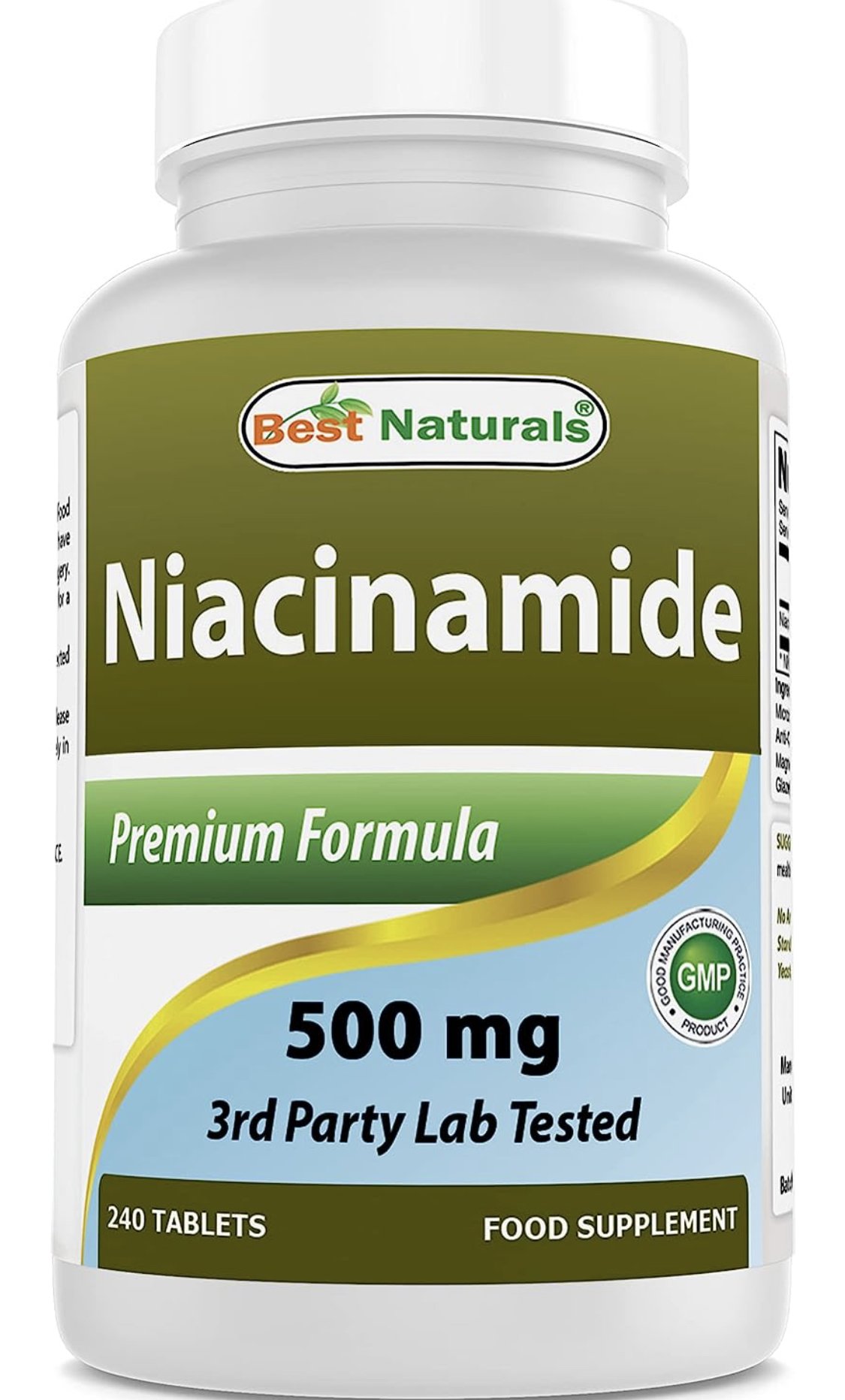 Best Naturals Niacinamide 500mg (Suitable for Vegetarian) - Non-Flushing - sharing