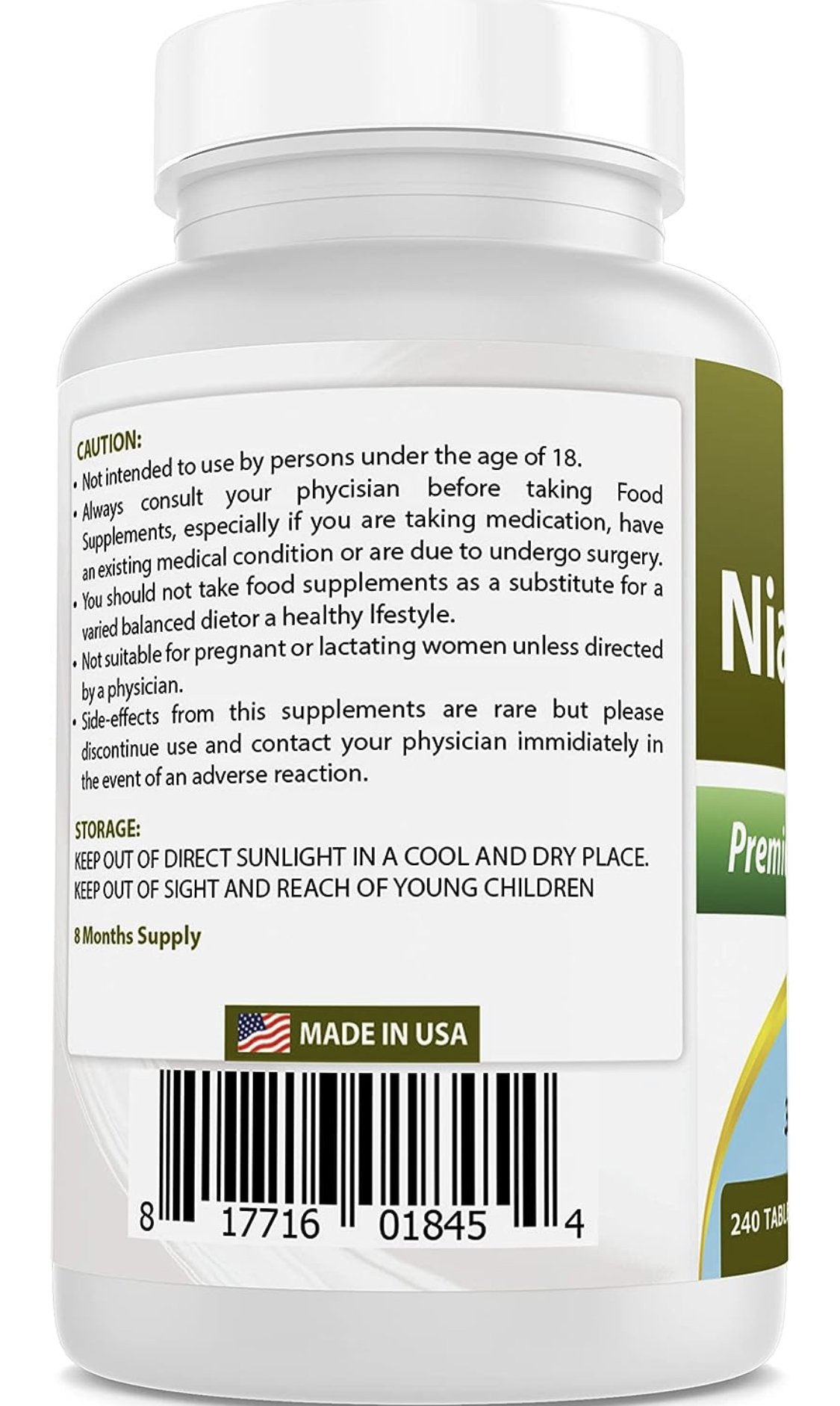 Best Naturals Niacinamide 500mg (Suitable for Vegetarian) - Non-Flushing - sharing