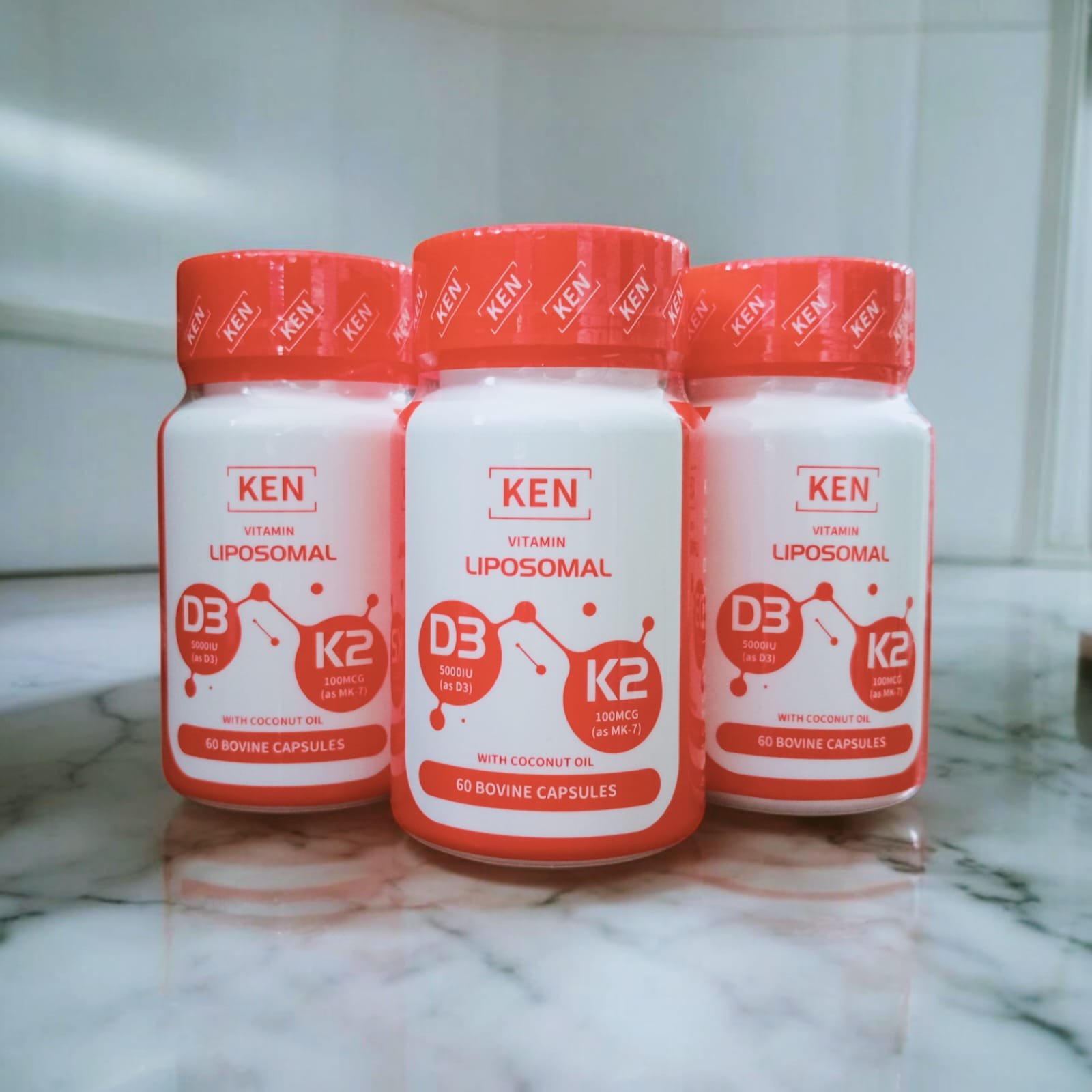 KEN Liposomal vitamin D3 K2 (5000 iu 100 mcg) - no sharing