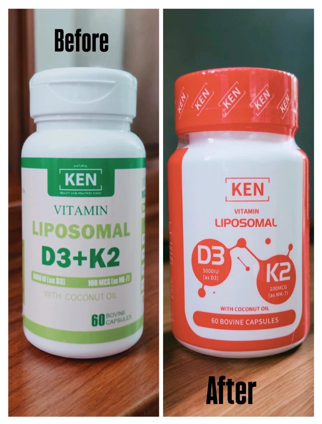 KEN Liposomal vitamin D3 K2 (5000 iu 100 mcg) - no sharing