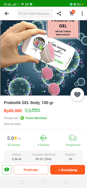 Probiotik Gel body